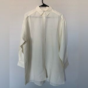 Toteme Cream Button Down Shirt